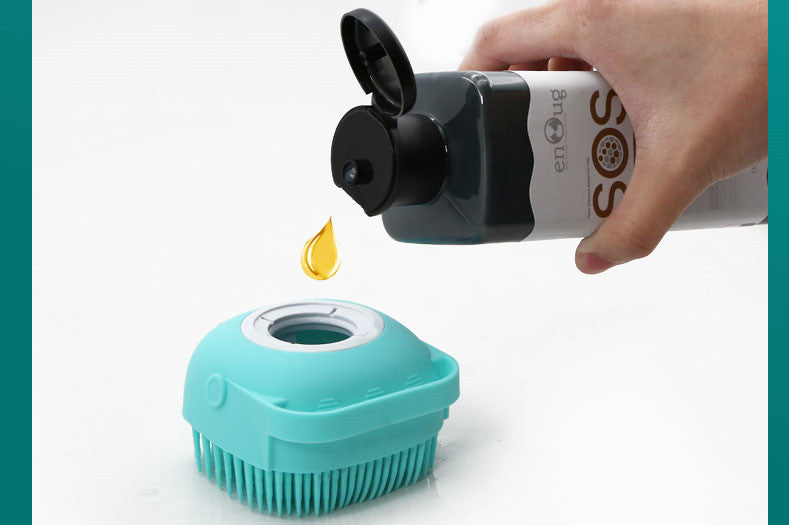 Pet Silicone Massage Grooming Brush