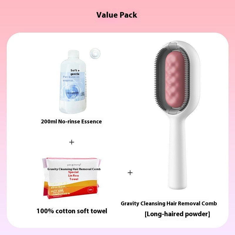 Pet Dematting Grooming Brush Hair Remover Comb