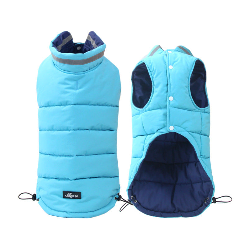Thickened Waterproof Pet Jacket Double-Sided Reflective