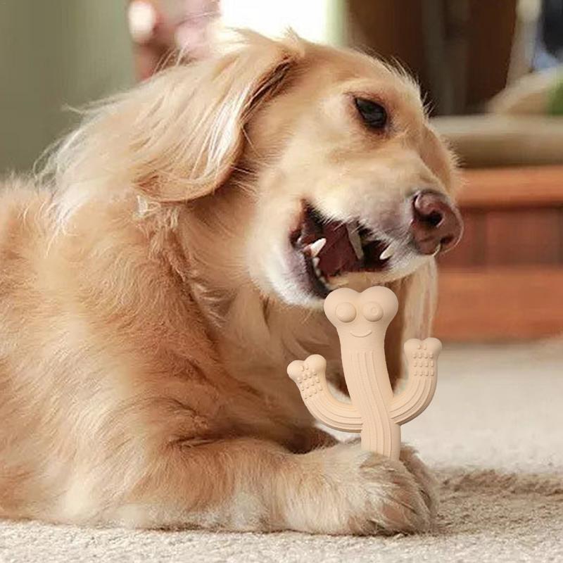 Durable Cactus-Shaped Interactive Pet Chew Toy