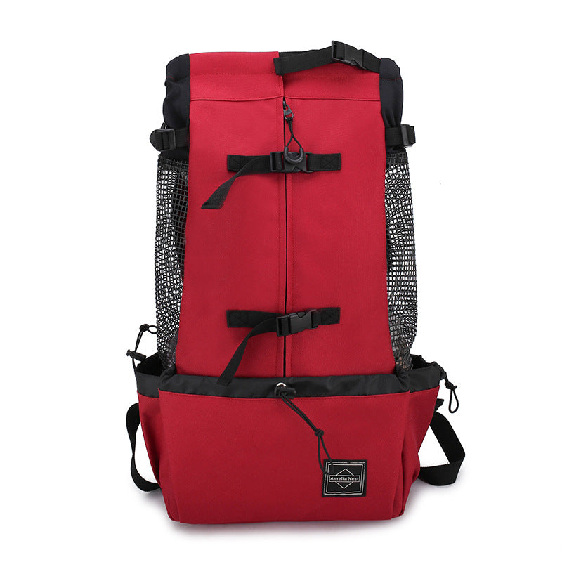 Double Shoulder Portable Pet Travel Carrier Backpack