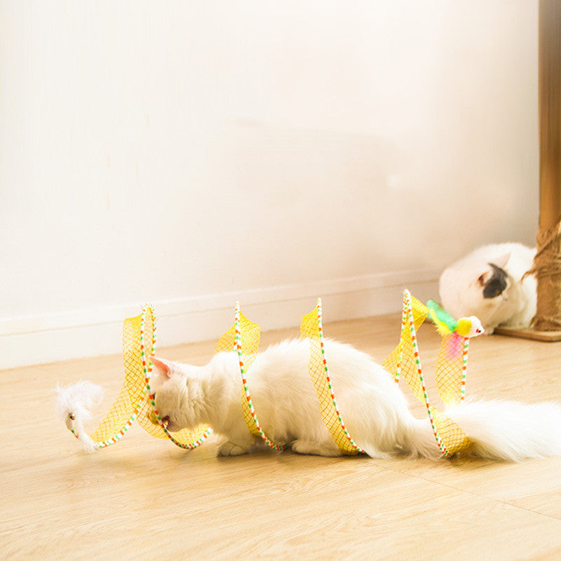 Foldable Pet Cat Tunnel Storage Toy