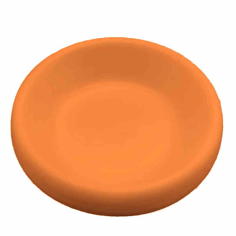 Solid Wood Base Ceramic Pet Feeding Bowl
