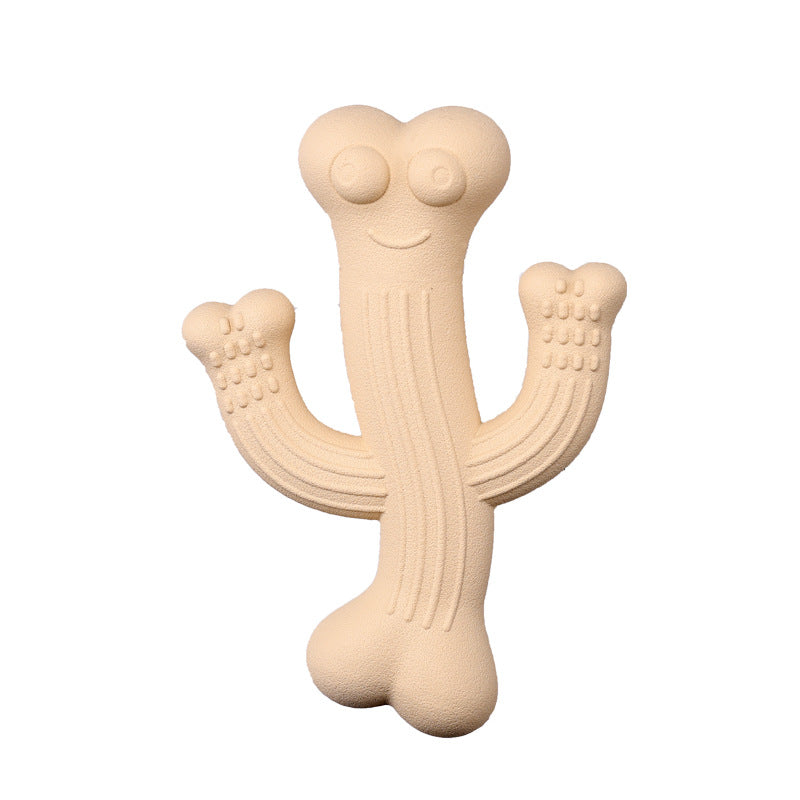 Durable Cactus-Shaped Interactive Pet Chew Toy