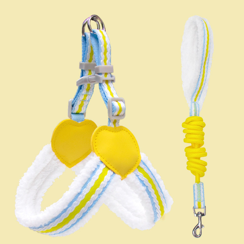 Breathable Summer Pet Harness Vest With Leash