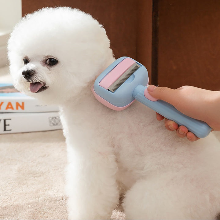 Pet Deshedding Brush Dematting Comb Hair Grooming Tool