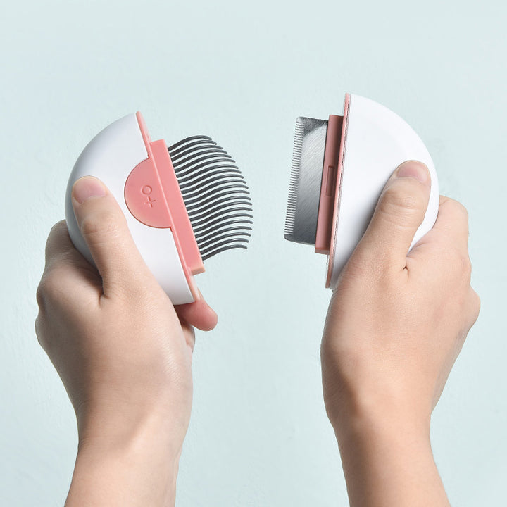 Pet Grooming Comb Steel Brush For Hair Removal And Detangling