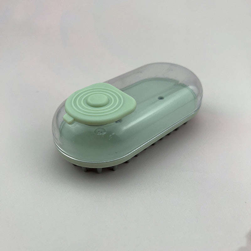 Pet Handheld Bath Massage Brush Soft Hair Cleaner