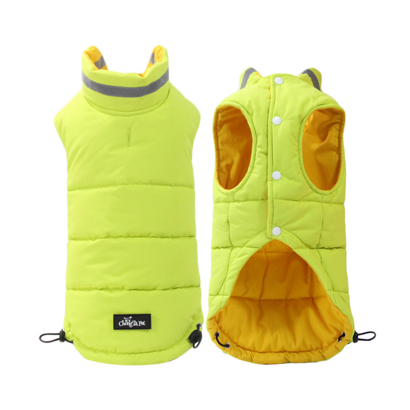 Thickened Waterproof Pet Jacket Double-Sided Reflective