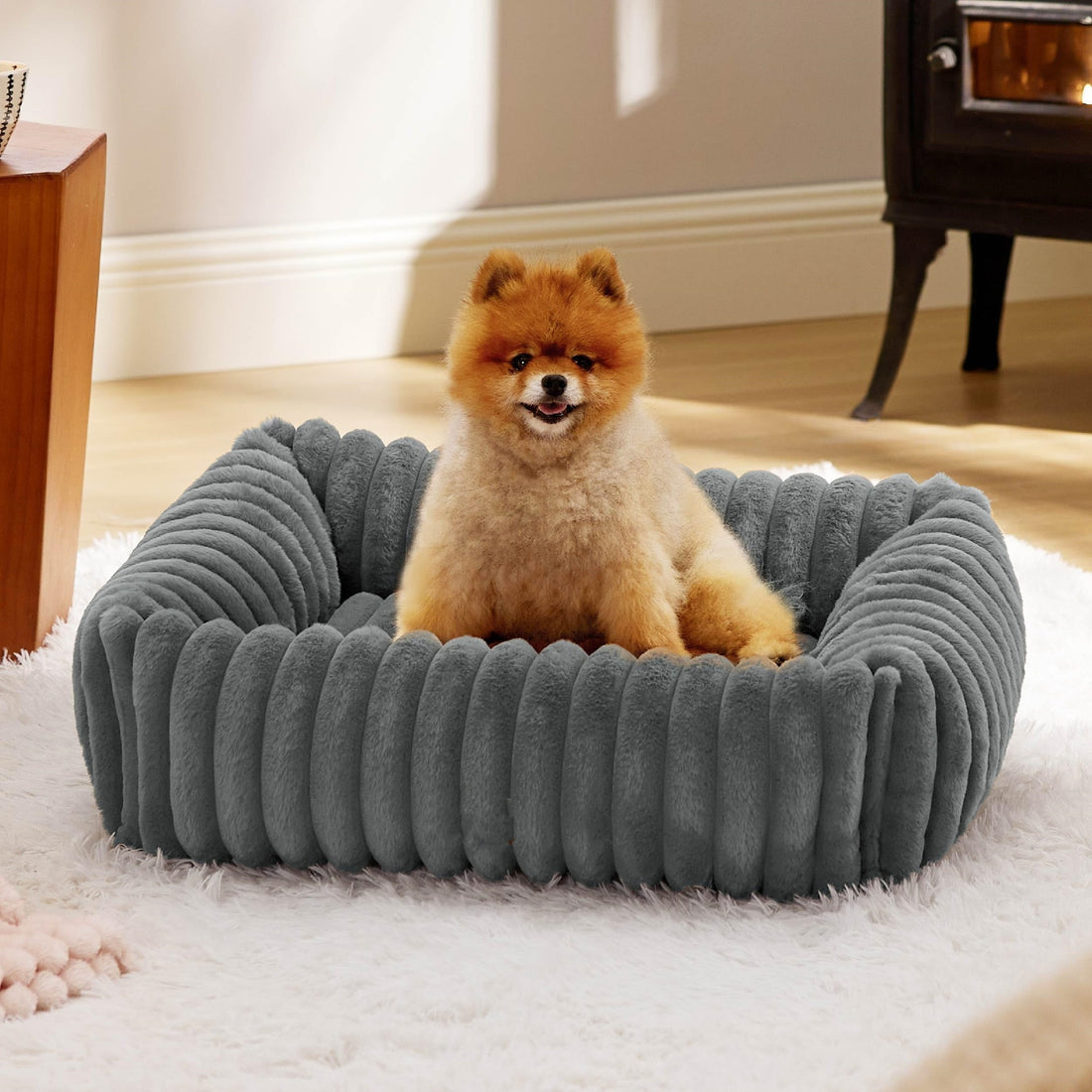 All-Season Plush Pet Bed Warm Comfortable House