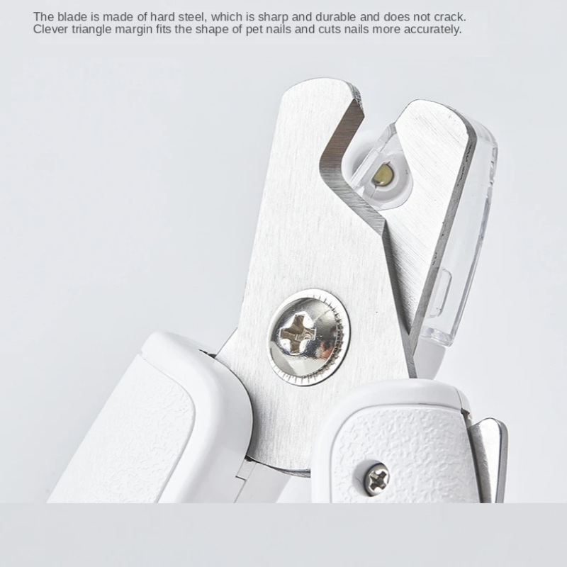 Professional Pet Nail Clipper Scissors With LED Nail Trimmer
