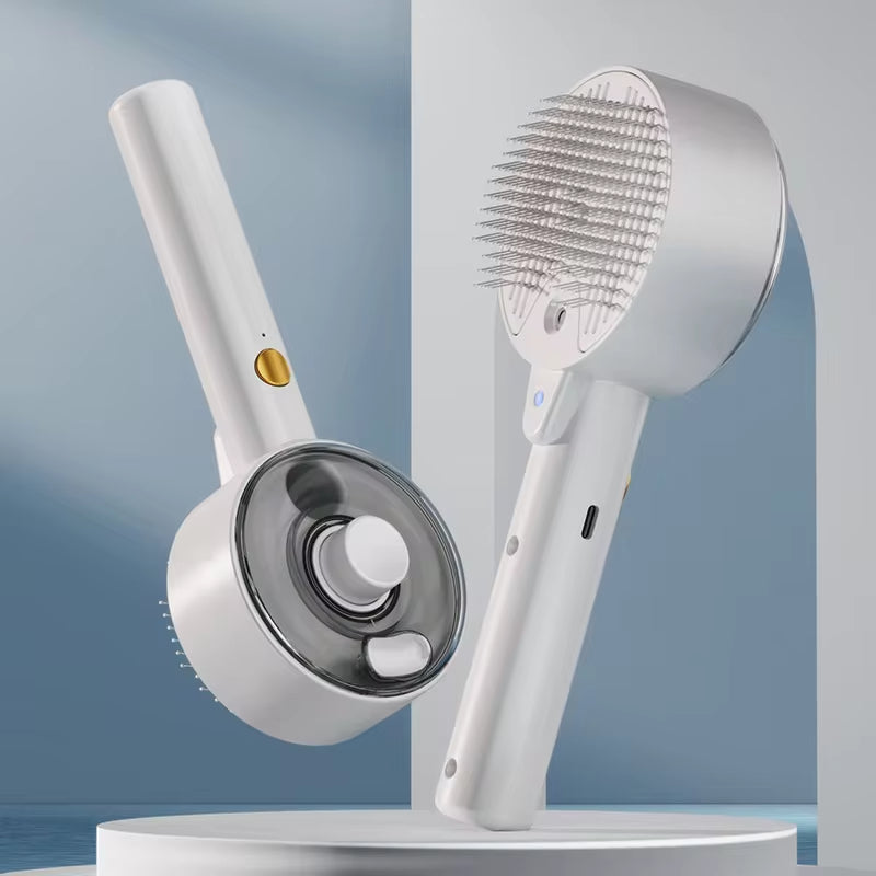 3-in-1 Electric Pet Steam Brush Sprayer For Grooming