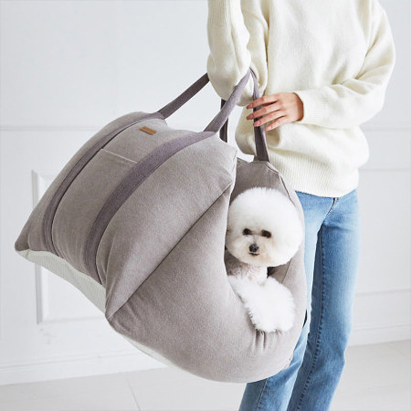 Waterproof Portable Pet Car Seat With Safety Mesh