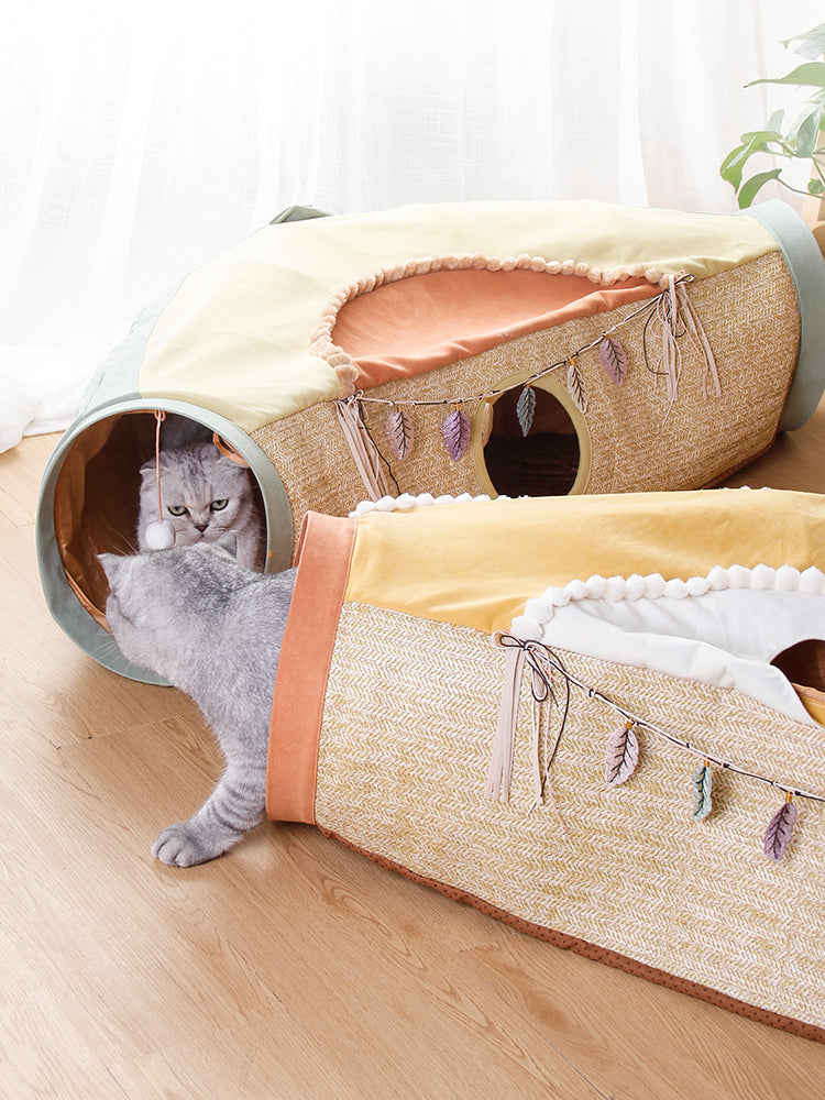 Pet Cat Litter Net Toy With Drilling Hole