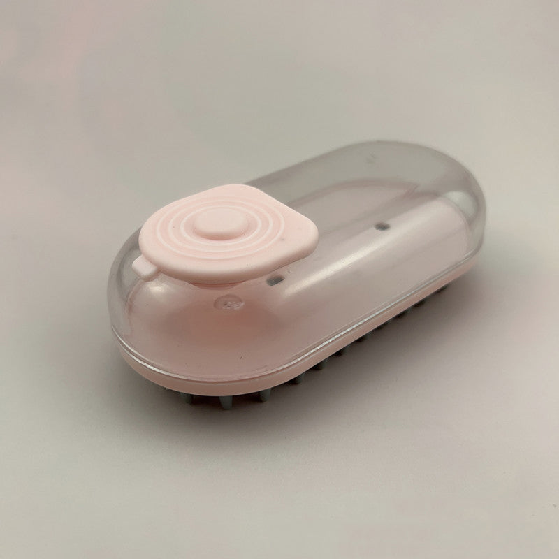 Pet Handheld Bath Massage Brush Soft Hair Cleaner