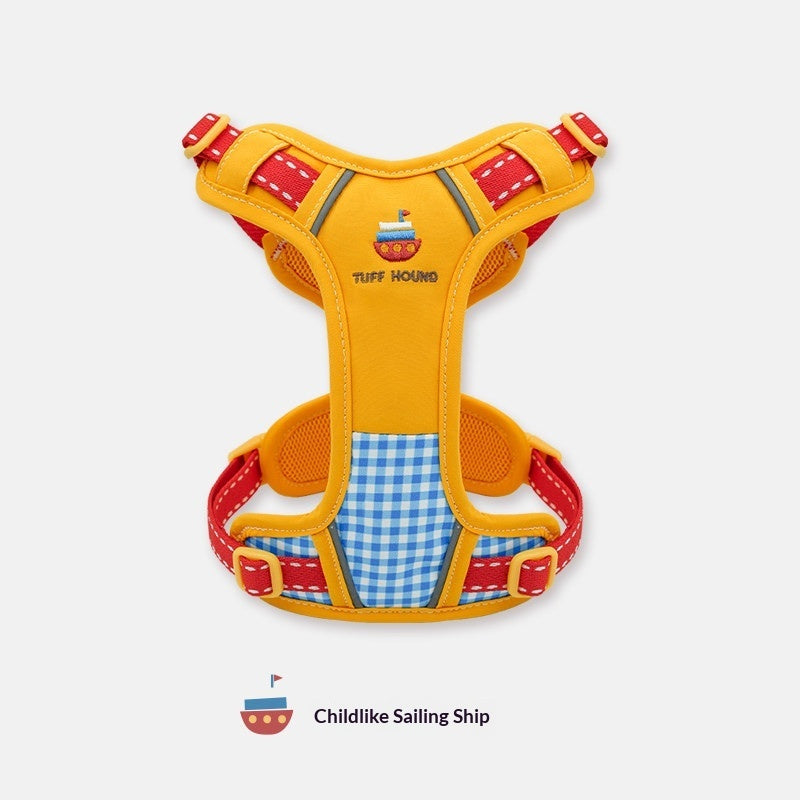 Pet Harness Vest With Adjustable Walking Leash