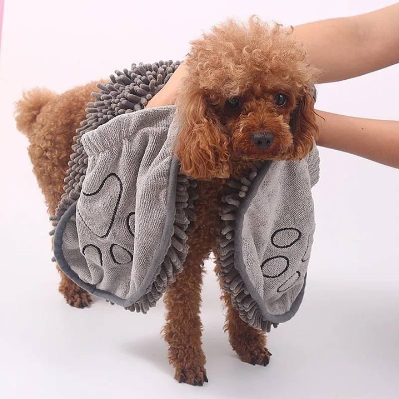 Quick-Dry Absorbent Pet Bath Towel Robe