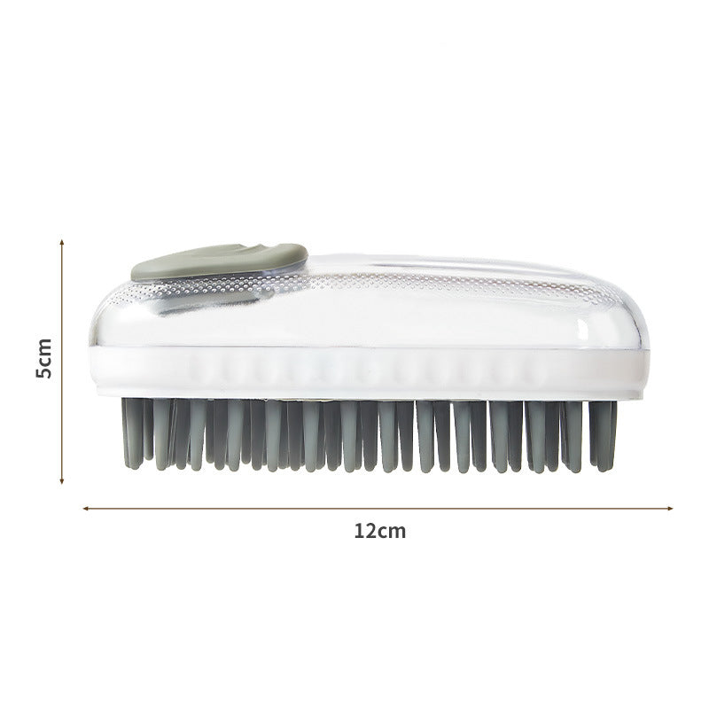 Silicone Pet Bath and Massage Cleaning Brush