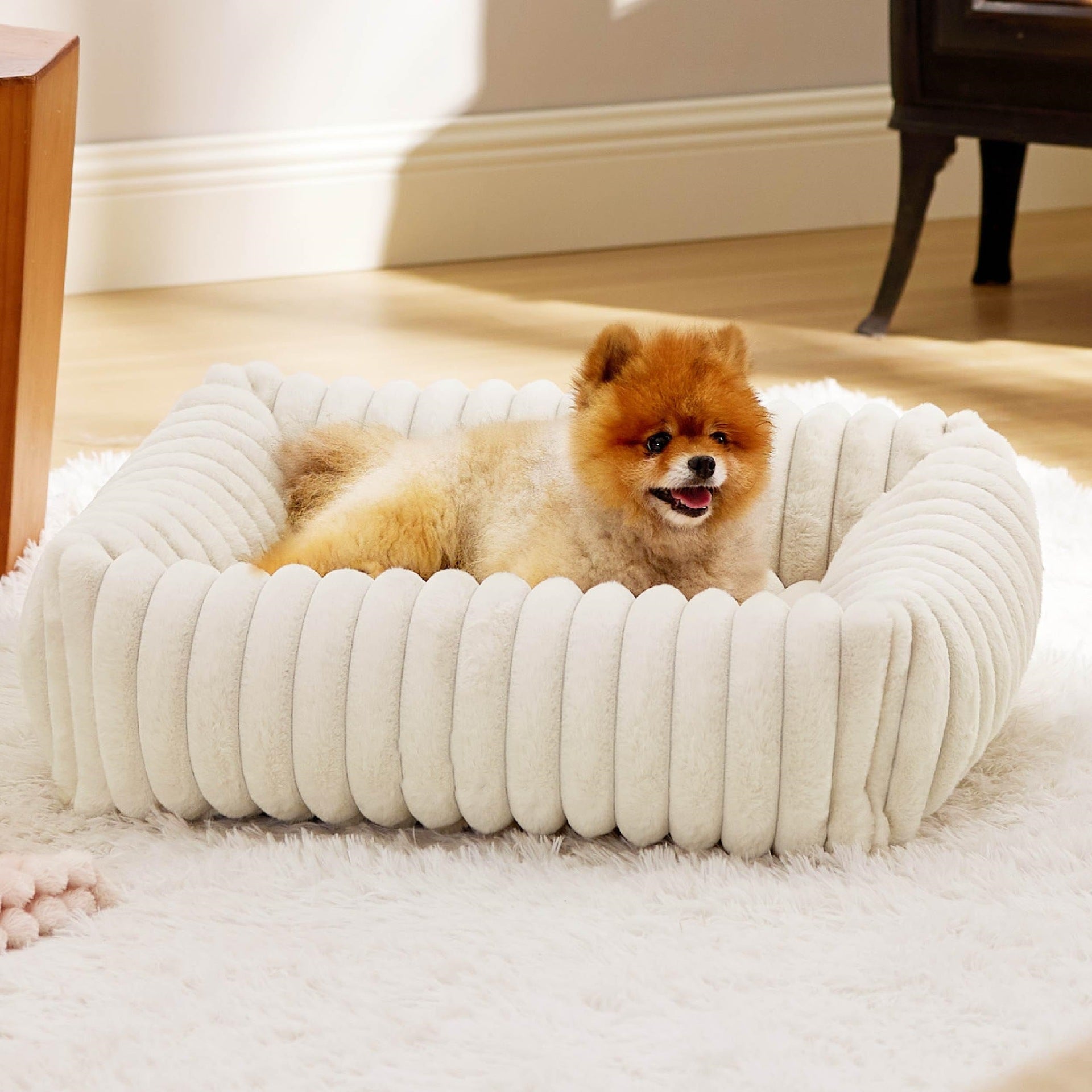 All-Season Plush Pet Bed Warm Comfortable House