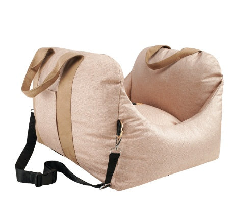 Waterproof Portable Pet Car Seat With Safety Mesh