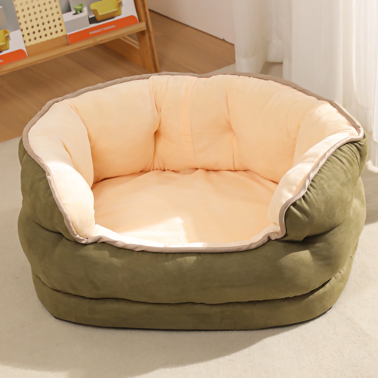Plush Pet Sofa Bed Thickened Warm Washable Mattress