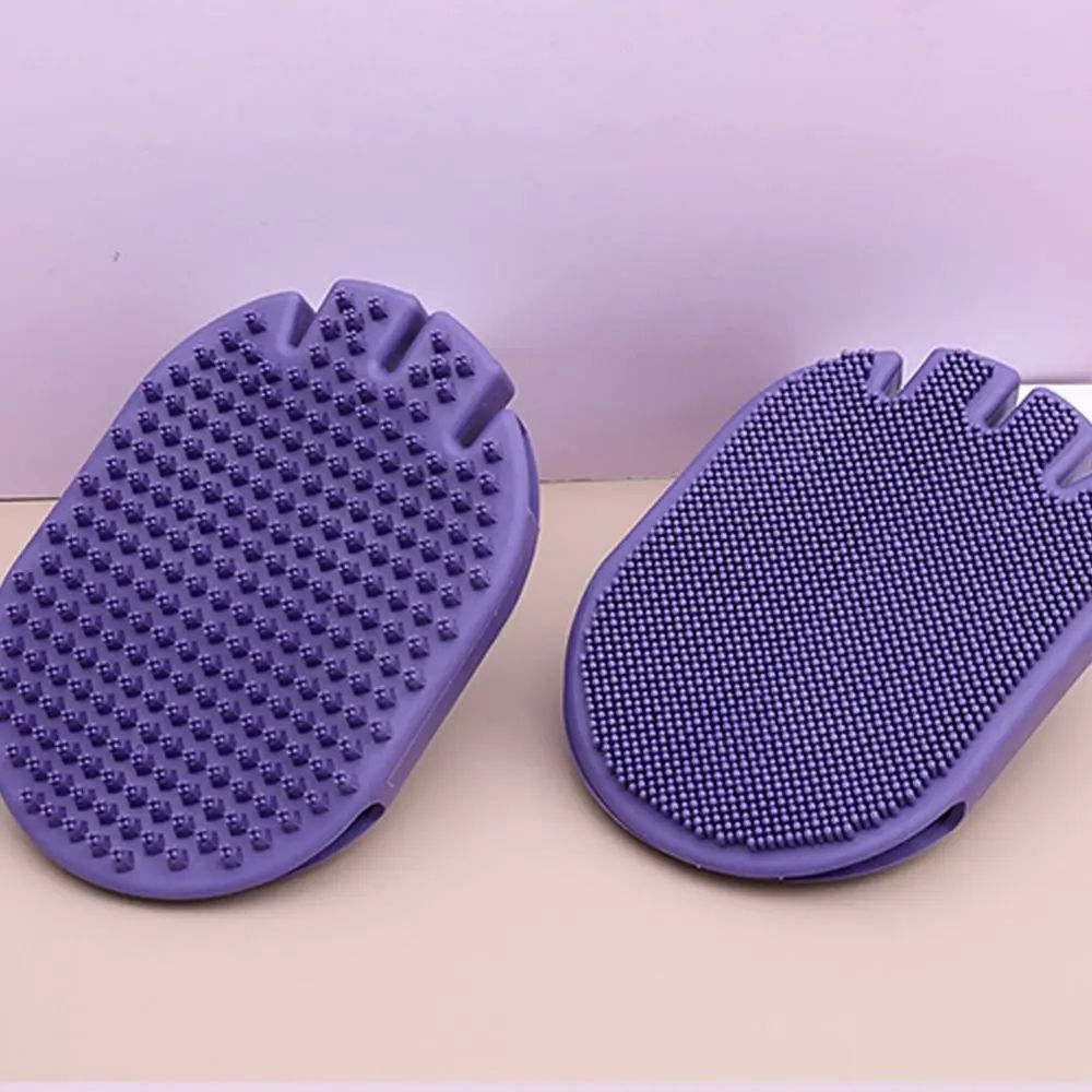 Dual-Sided Soft Bristle Pet Grooming And Massage Brush