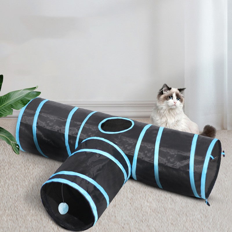 Foldable Pet Cat Tunnel Climbing Toy
