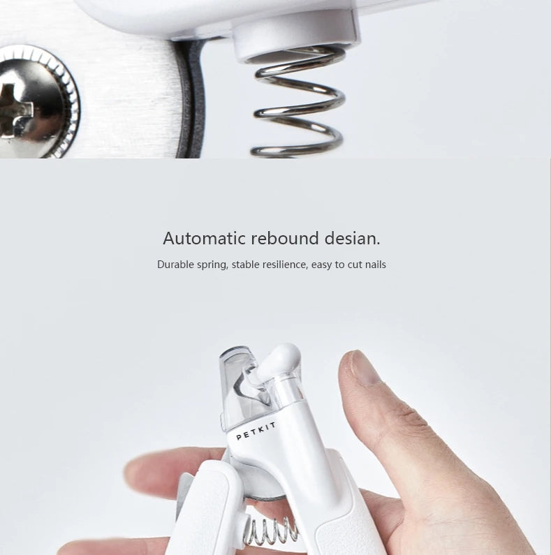 Professional Pet Nail Clipper Scissors With LED Nail Trimmer