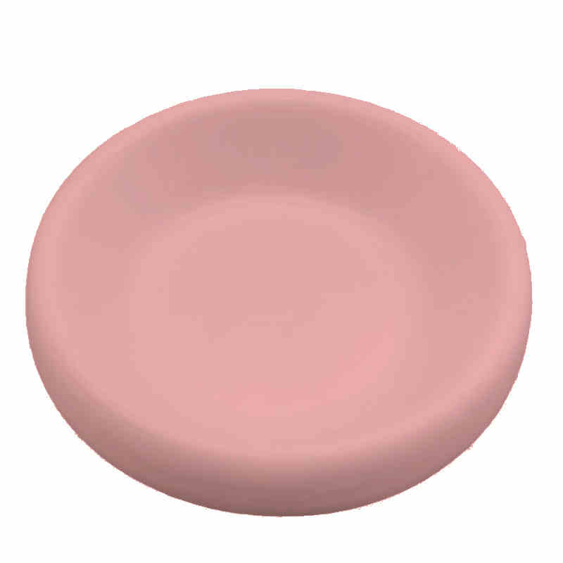 Solid Wood Base Ceramic Pet Feeding Bowl