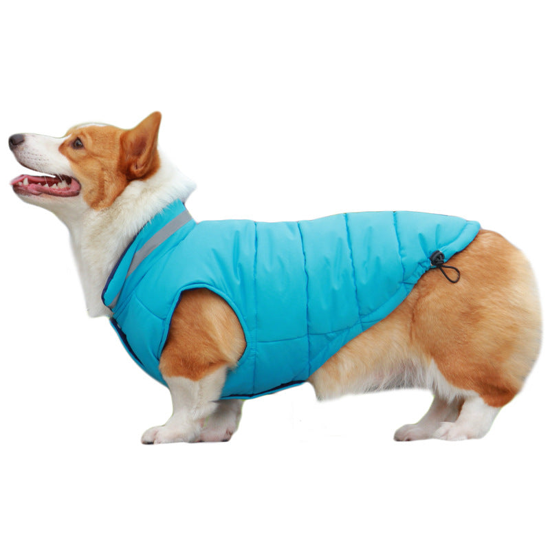 Thickened Waterproof Pet Jacket Double-Sided Reflective