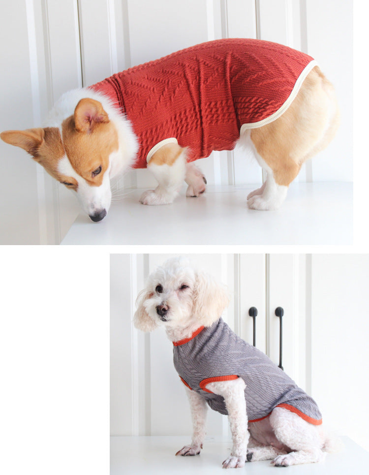 Vintage Twist Pet Knit Sweater