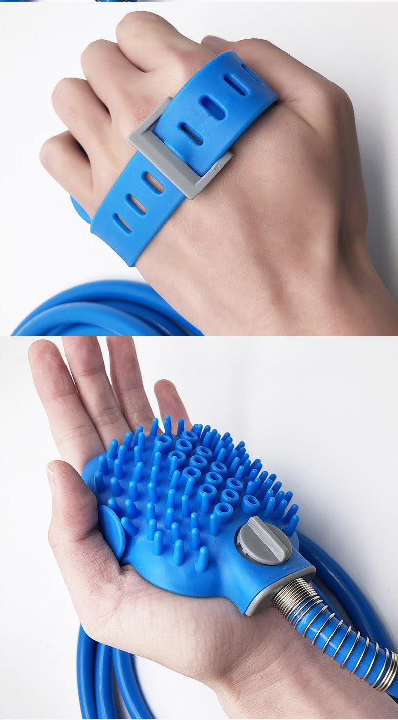 Pet Bathing Gloves Silicone Massage Handheld Shower Brush