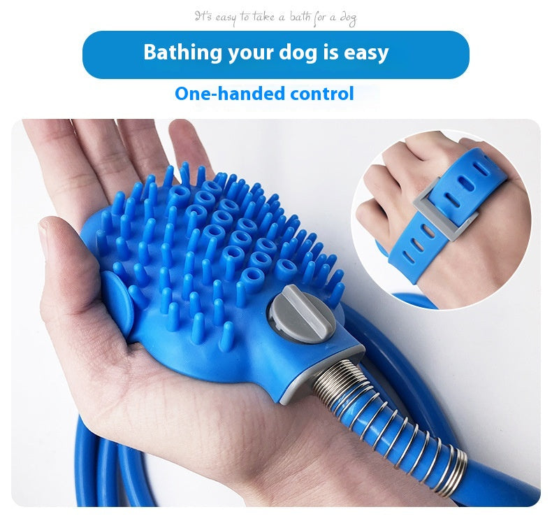Pet Bathing Gloves Silicone Massage Handheld Shower Brush