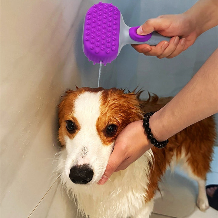 Pet Bath and Grooming Shower Brush