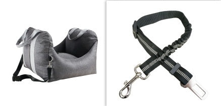 Waterproof Portable Pet Car Seat With Safety Mesh