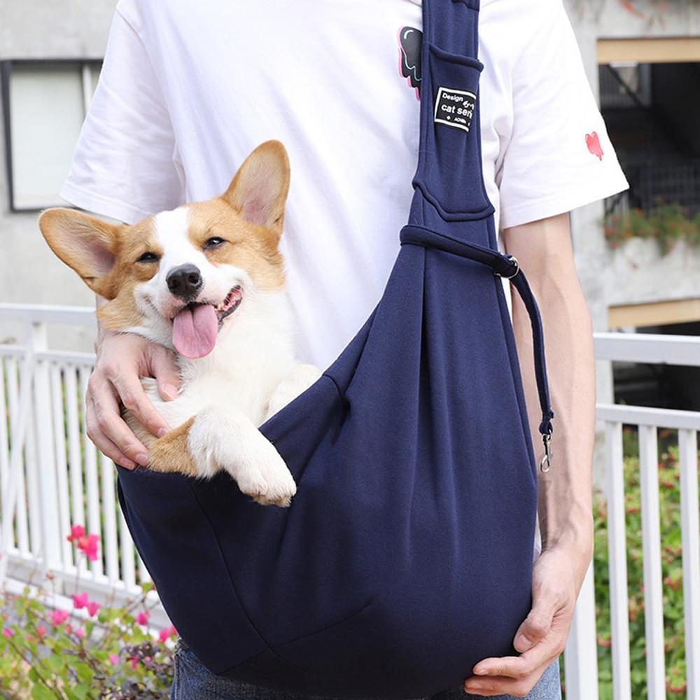 Breathable Pet Travel Sling Carrier For Outdoor Use