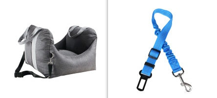 Waterproof Portable Pet Car Seat With Safety Mesh