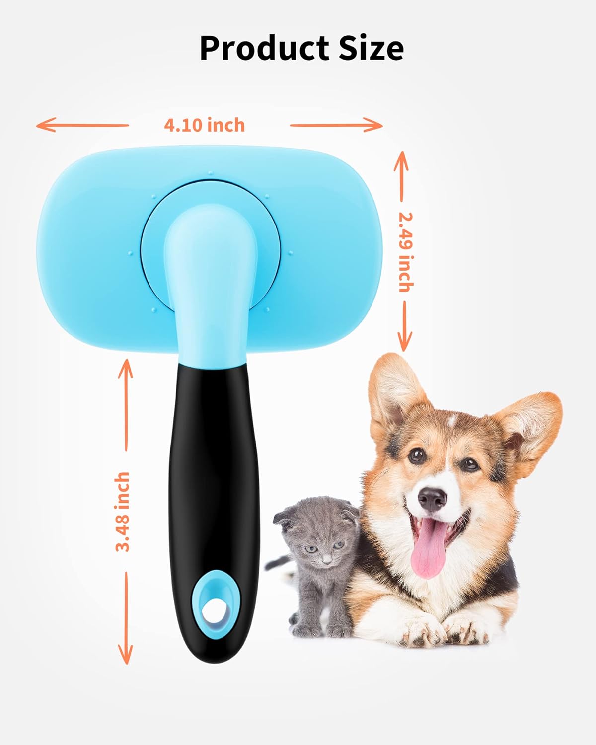 Pet Grooming Brush Shedding Hair Removal Tool