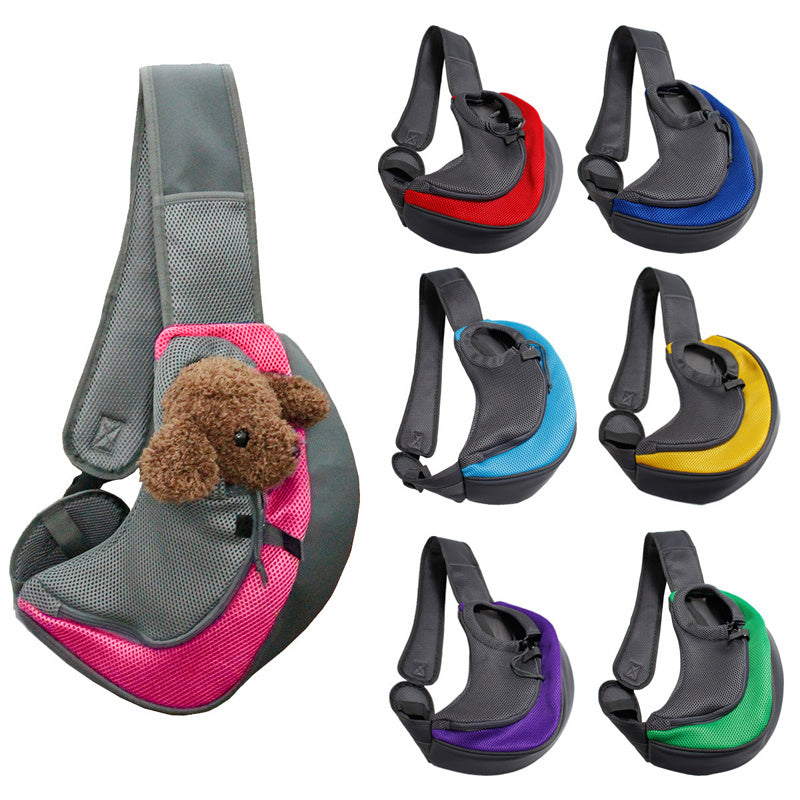 Outdoor Mesh Pet Carrier Bag Comfortable Travel Shoulder Tote