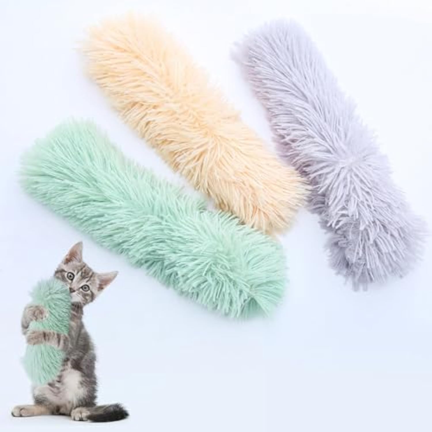 Interactive Pet Catnip Crinkle Pillow Toys For Indoor Fun
