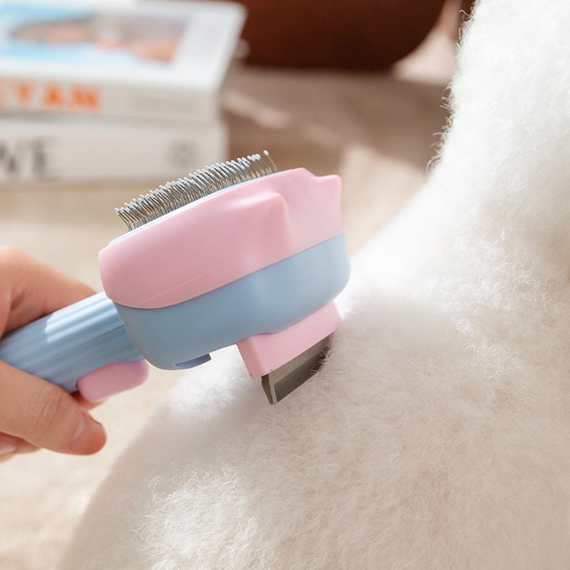 Pet Deshedding Brush Dematting Comb Hair Grooming Tool