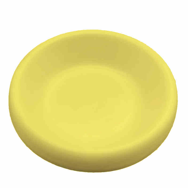 Solid Wood Base Ceramic Pet Feeding Bowl