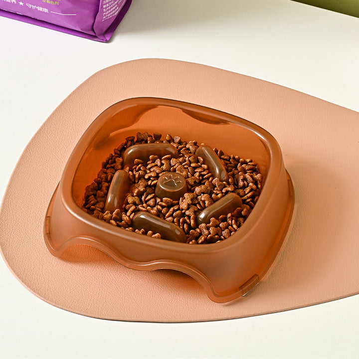 Slow Feed Anti-Choke Pet Water And Food Bowl