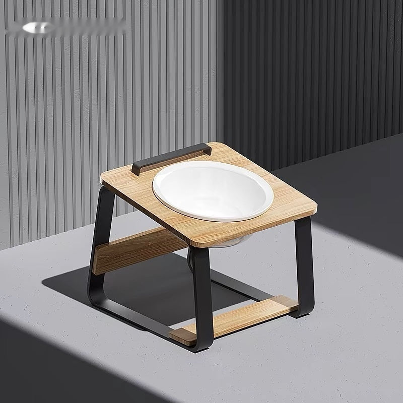 Ceramic Double Pet Bowl Water And Food Holder