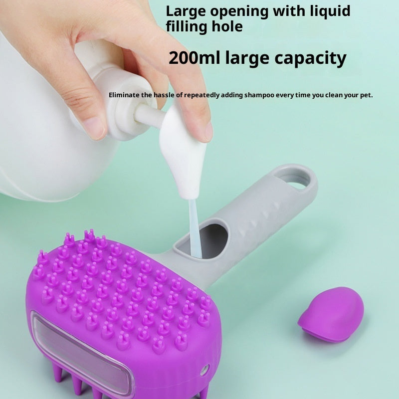 Pet Bath and Grooming Shower Brush