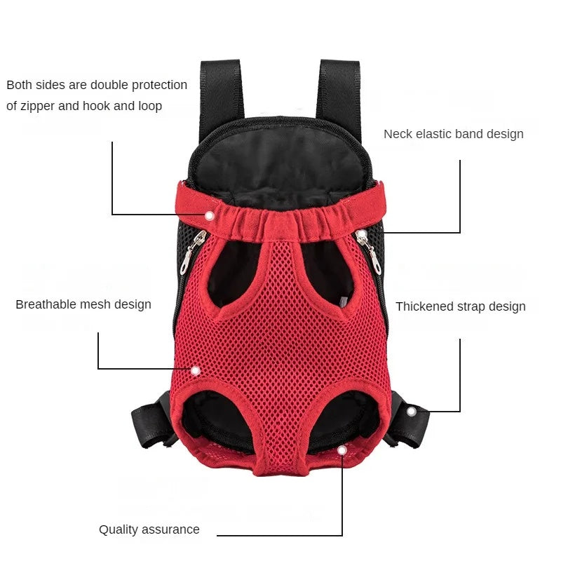 Breathable Adjustable Pet Carrier Backpack For Travel