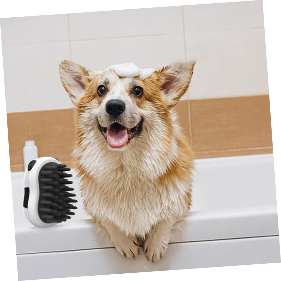 Pet Bath Grooming Brush Hair Removal Silicone Cleaning Glove