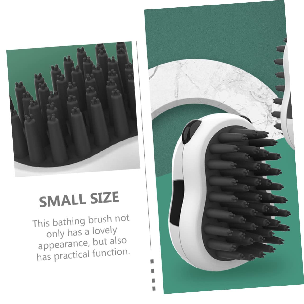 Pet Bath Grooming Brush Hair Removal Silicone Cleaning Glove