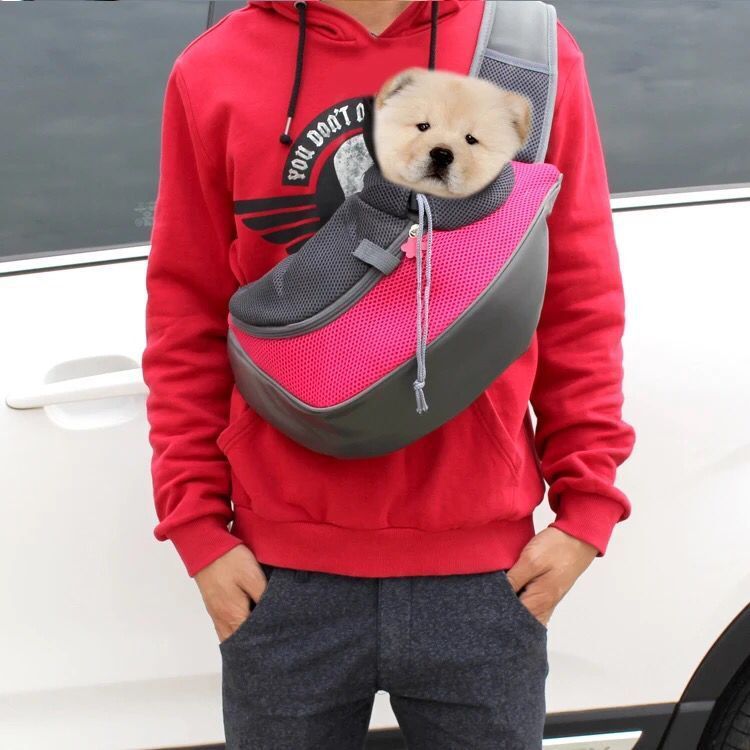 Outdoor Mesh Pet Carrier Bag Comfortable Travel Shoulder Tote