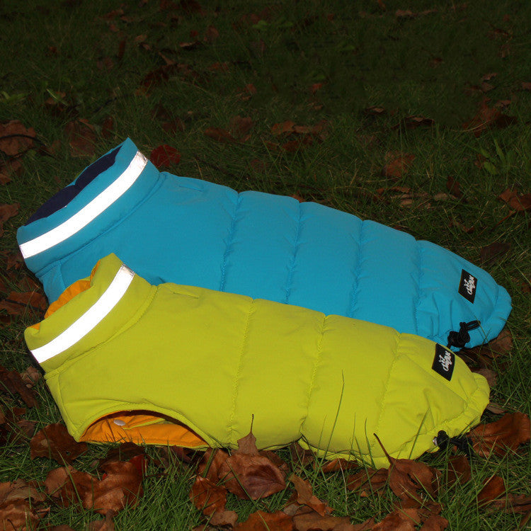 Thickened Waterproof Pet Jacket Double-Sided Reflective